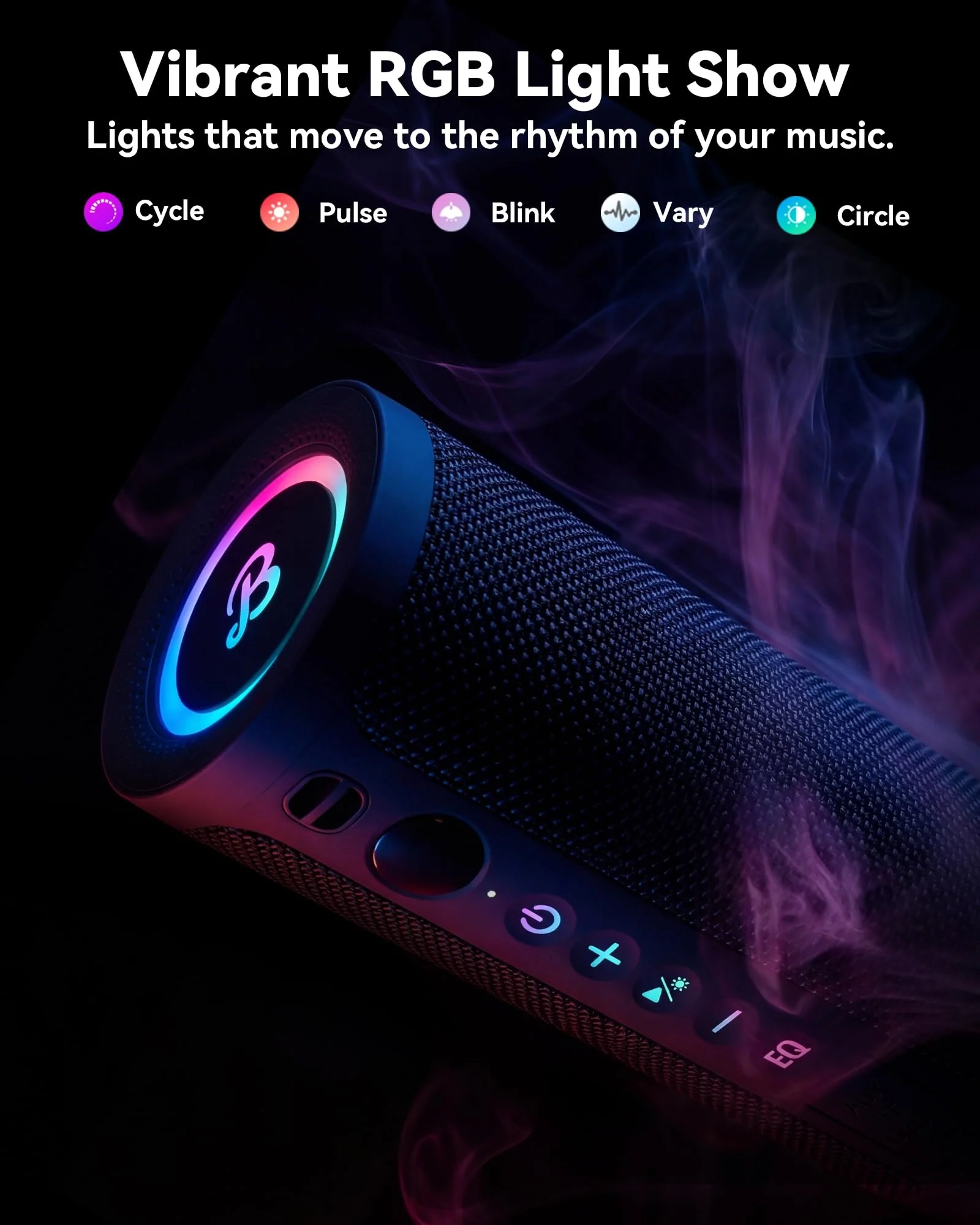 Bluetooth-колонка BassBloom Roar 3 Тёмно-синий — 8
