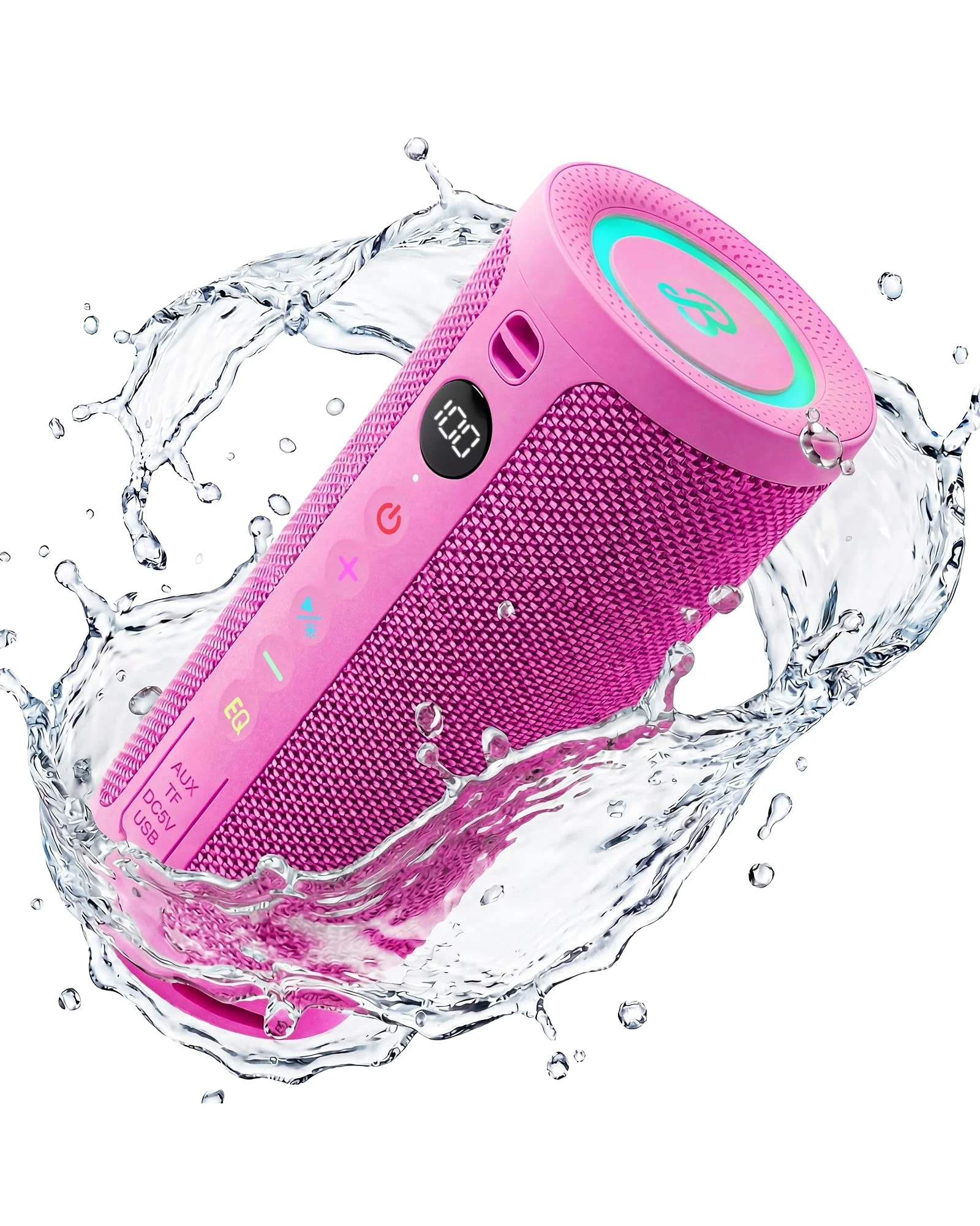Bluetooth-колонка BassBloom Roar 3 Розовый — 1
