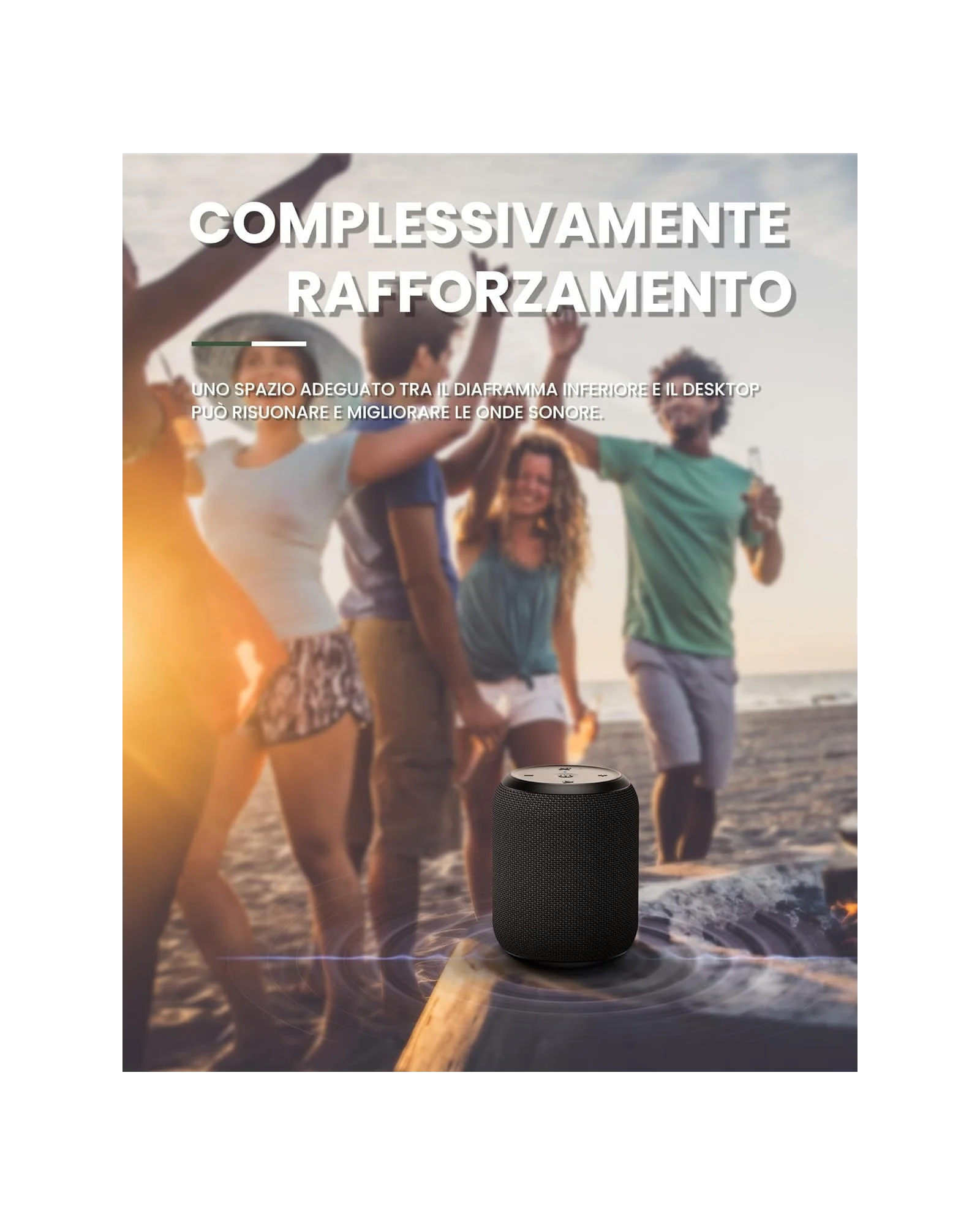Bluetooth-колонка NOTABRICK 15 Вт Чёрный — 4
