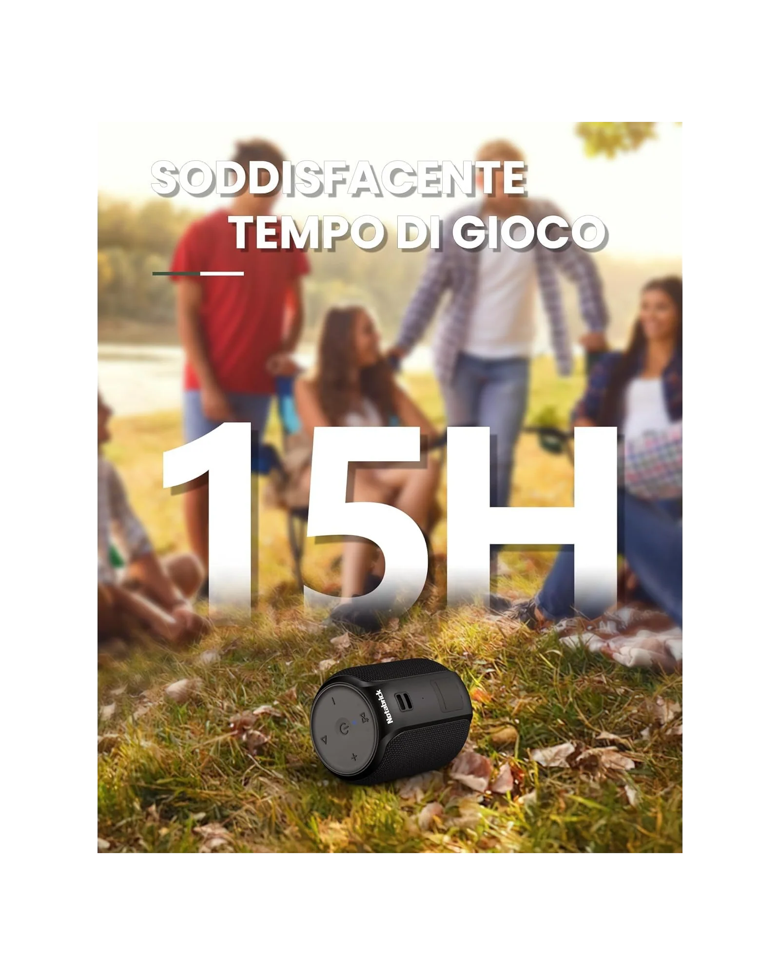 Bluetooth-колонка NOTABRICK 15 Вт Чёрный — 5