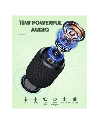 Bluetooth-колонка NOTABRICK 15 Вт Чёрный