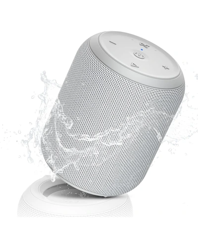 NOTABRICK Портативная колонка Bluetooth 15W, Серебристо-белая