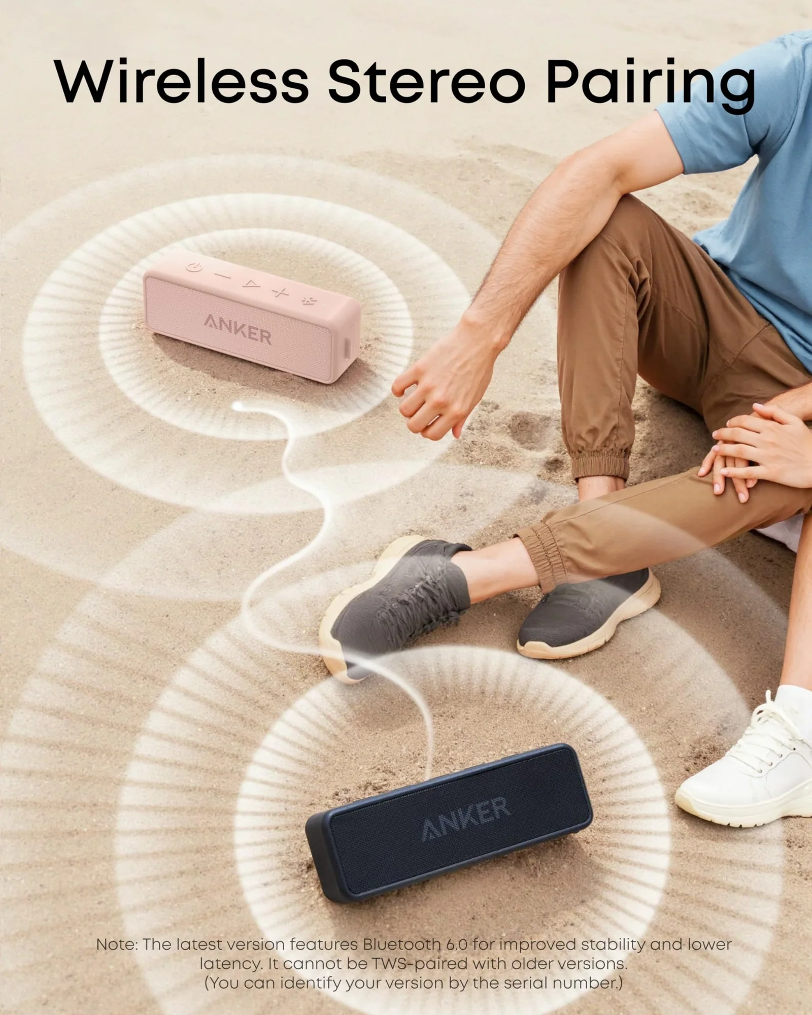 Bluetooth-колонка Anker Soundcore 2 Розовый — 5