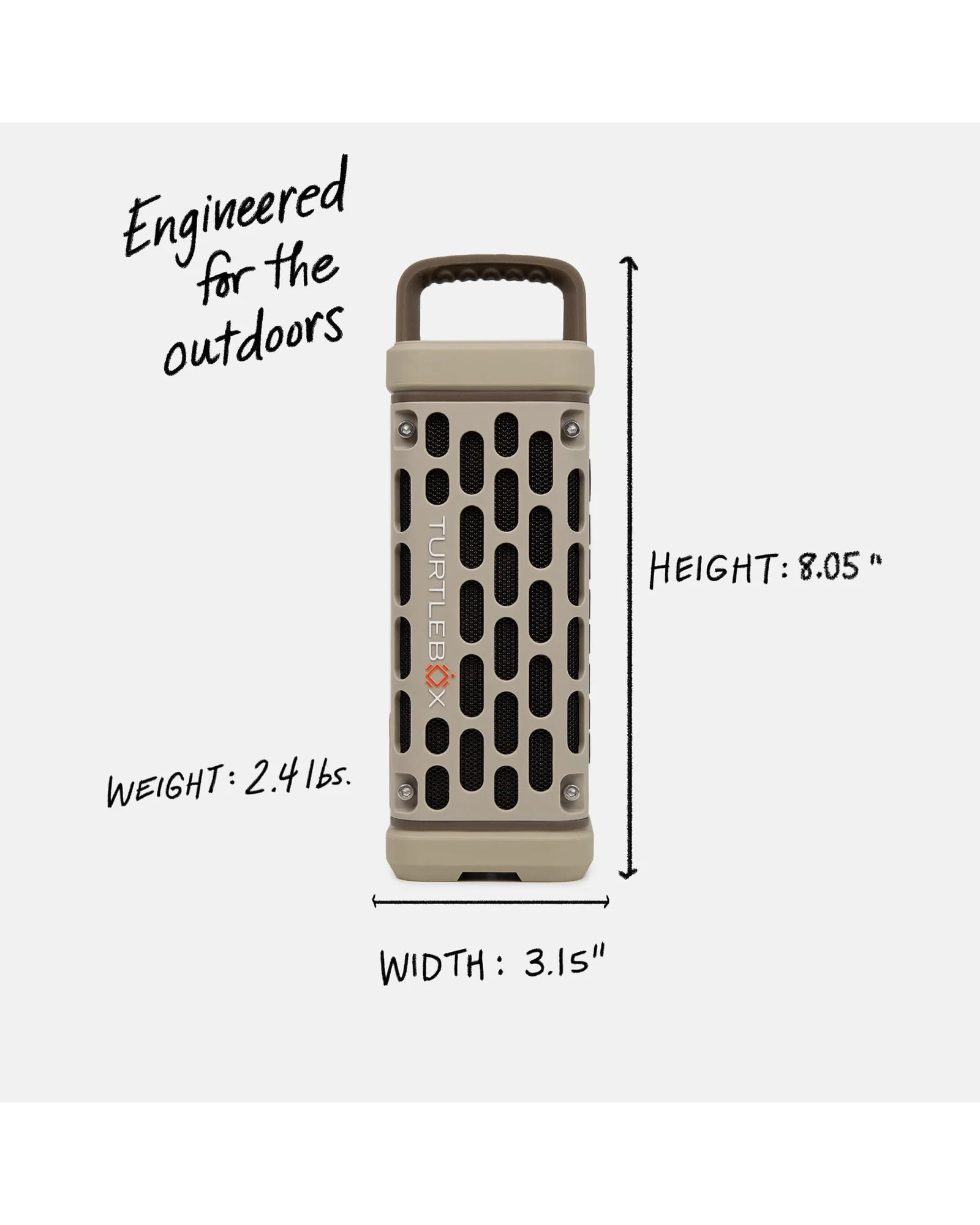 Bluetooth-колонка Turtlebox Ranger Песочно-бежевый — 2