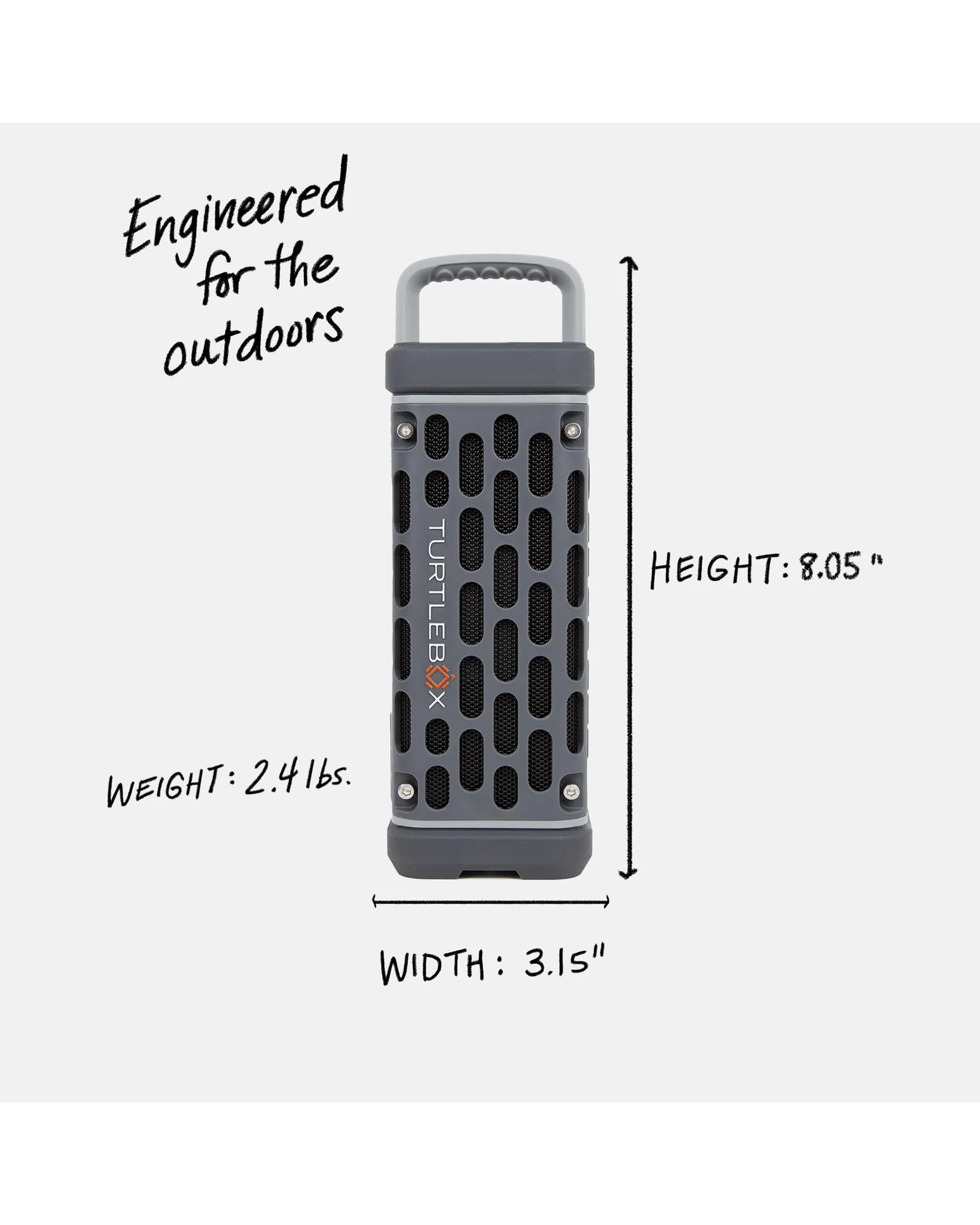 Bluetooth-колонка Turtlebox Ranger Серо-зелёный — 2