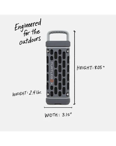 Bluetooth-колонка Turtlebox Ranger Серо-зелёный