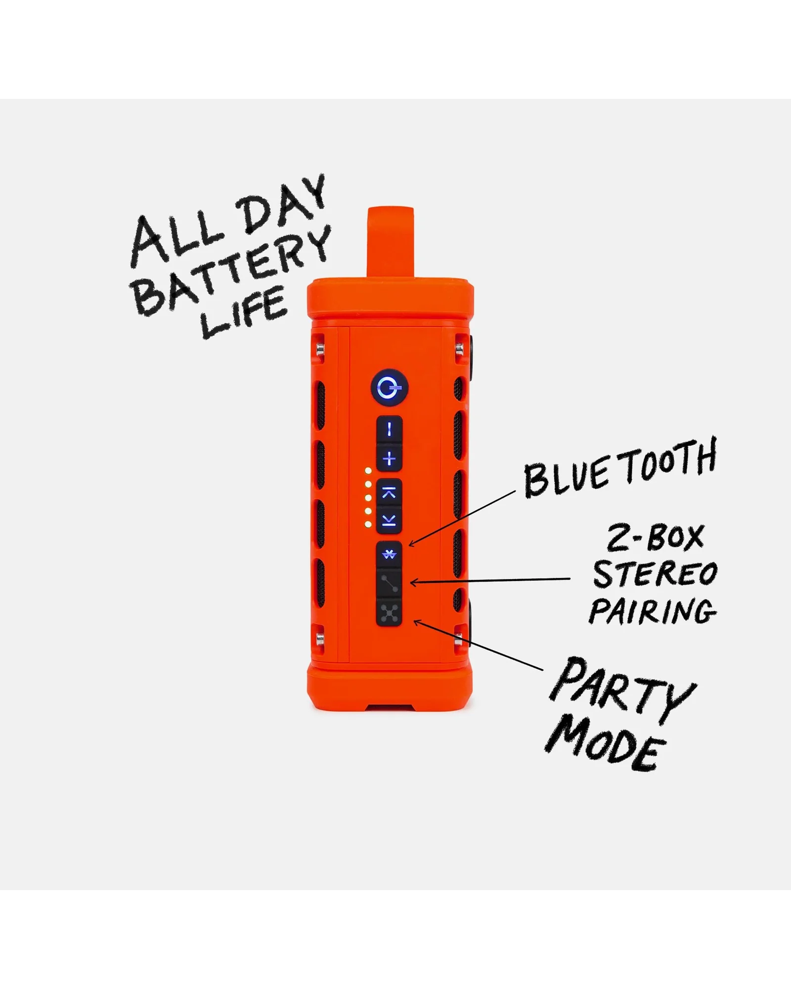 Bluetooth-колонка Turtlebox Ranger Оранжевый — 3