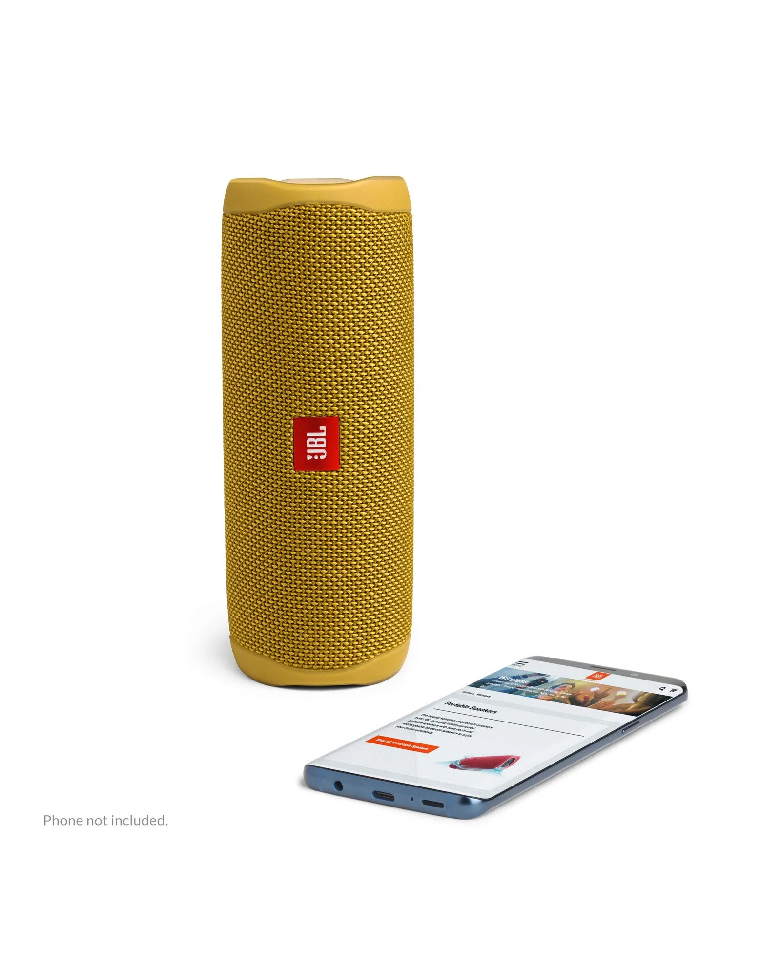 Bluetooth-колонка JBL Flip 5 Жёлтый — 6