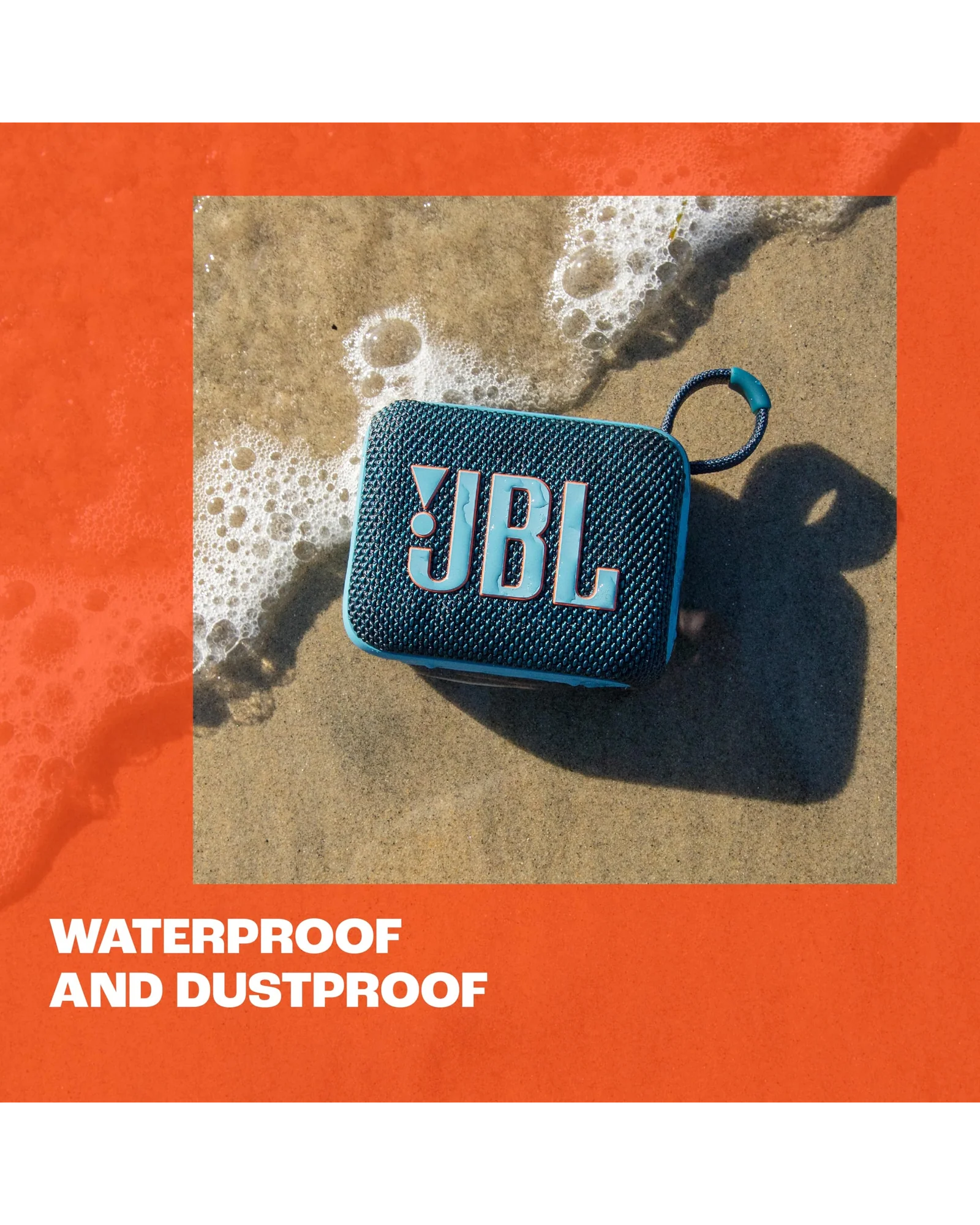 Портативная колонка JBL Go 4 Песочный Sand — 7