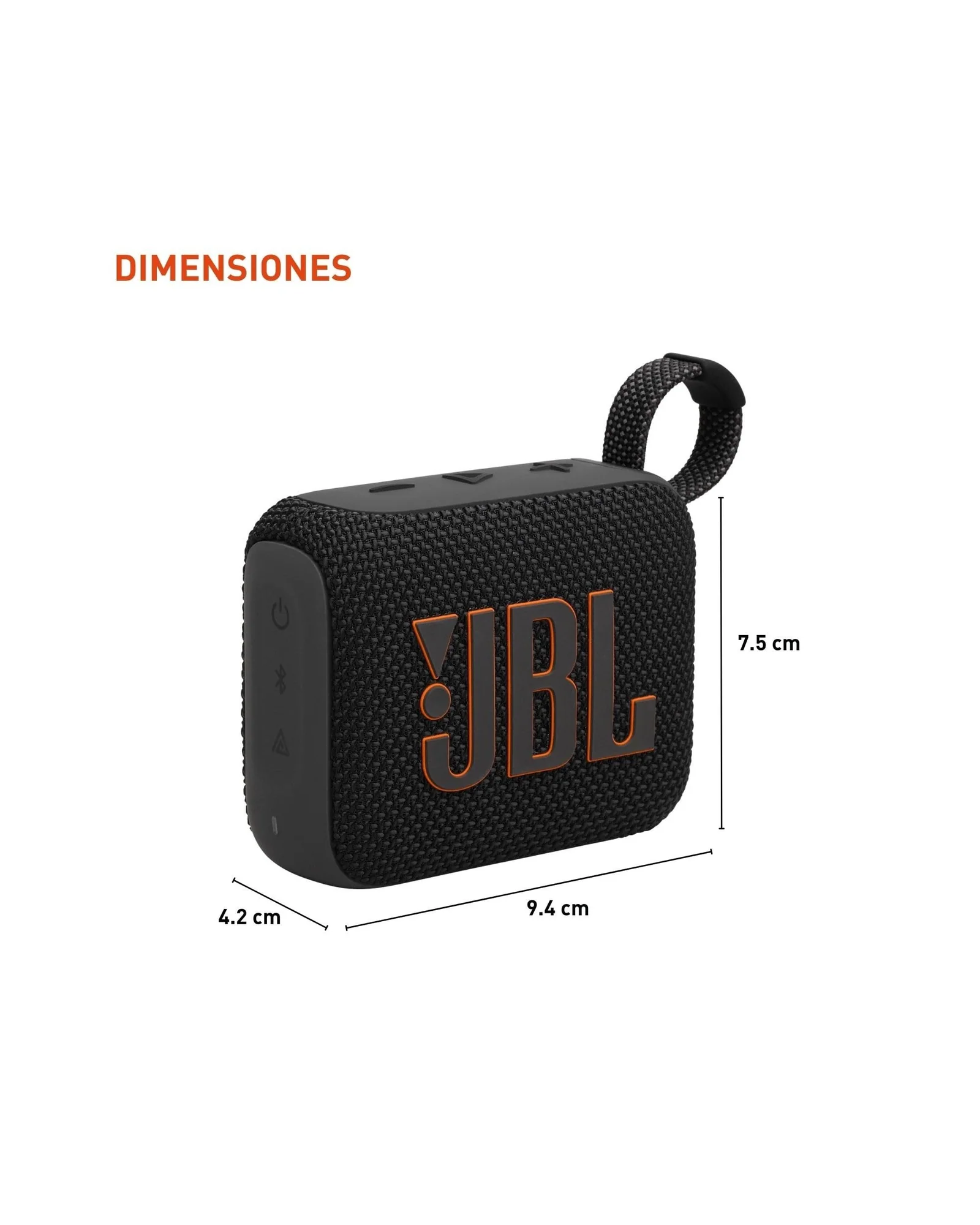 Портативная колонка JBL Go 4 Чёрный — 3