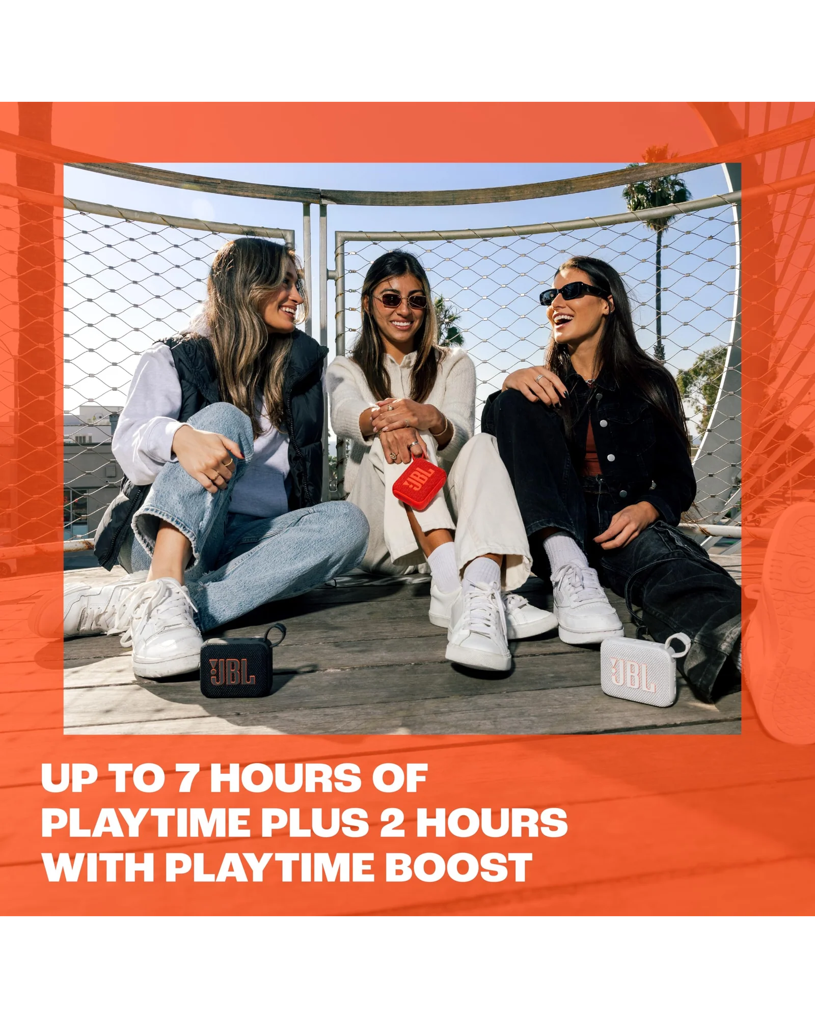 Портативная колонка JBL Go 4 Розовый — 6