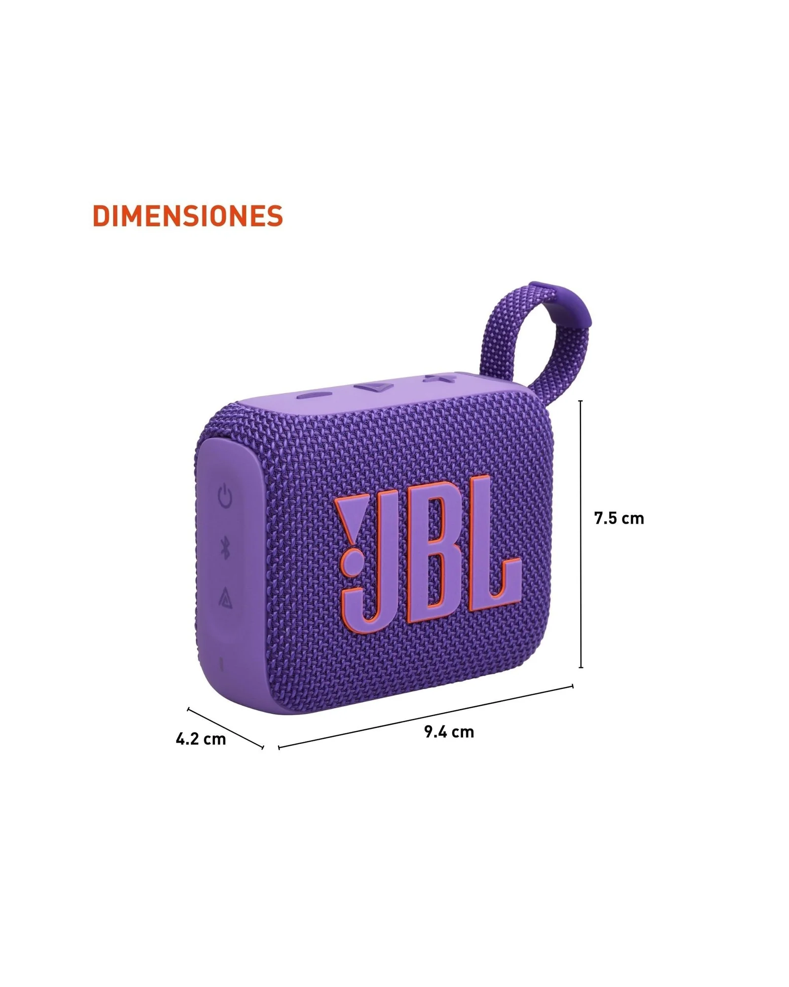 Портативная колонка JBL Go 4 Фиолетовый — 3