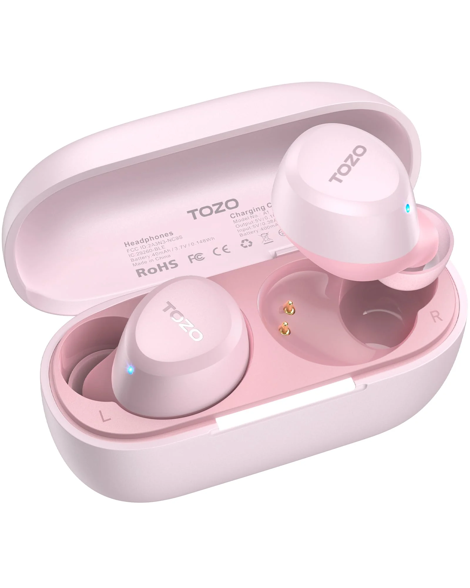 TOZO A1 беспроводные наушники Bluetooth 5.3 — изображение 1 из 1, разноцветный