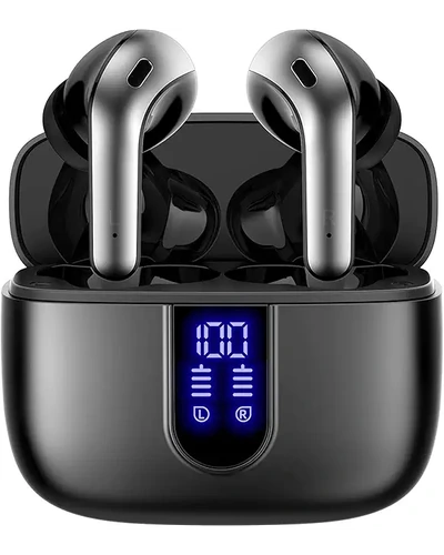 TAGRY Bluetooth наушники TWS 60H игровое время LED дисплей