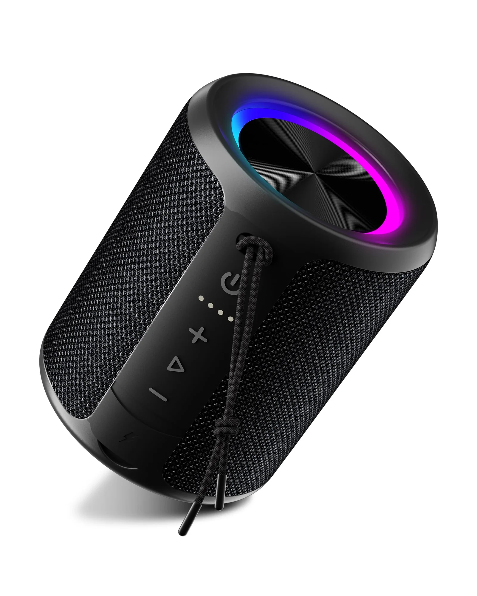 Portable Bluetooth Speaker IPX7 водонепроницаемая 20W с RGB подсветкой — 1