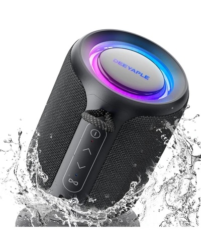 портативная bluetooth-колонка с водозащитой IP67, 15W, черная