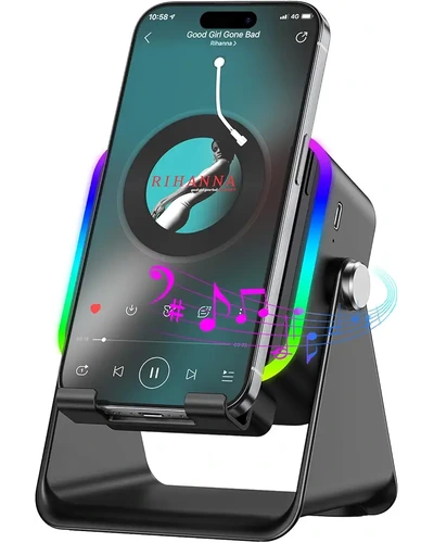 Wireless Induction Speaker колонка Bluetooth с держателем телефона