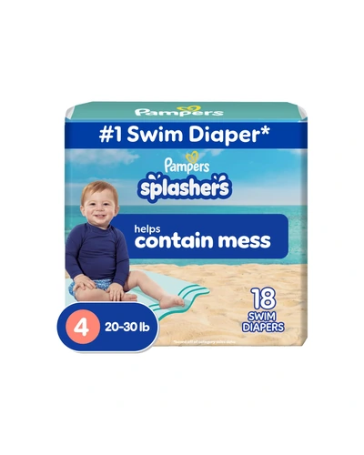 Pampers Splashers Swim Diapers Size 4