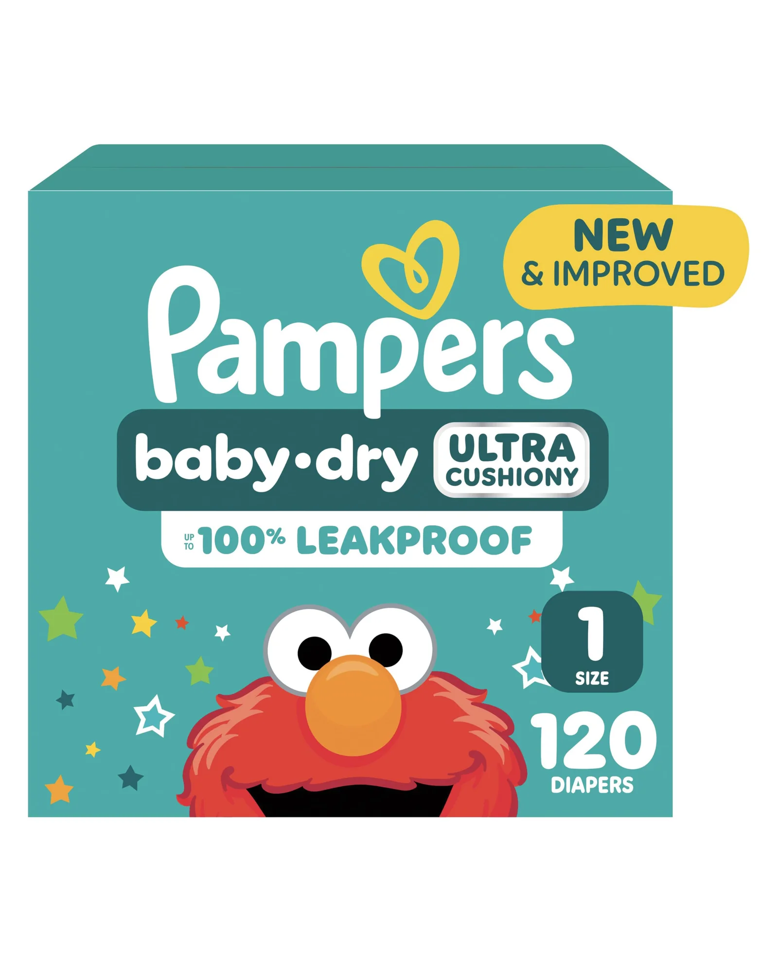 Pampers Diapers Baby Dry размер 1 120 шт — мульти