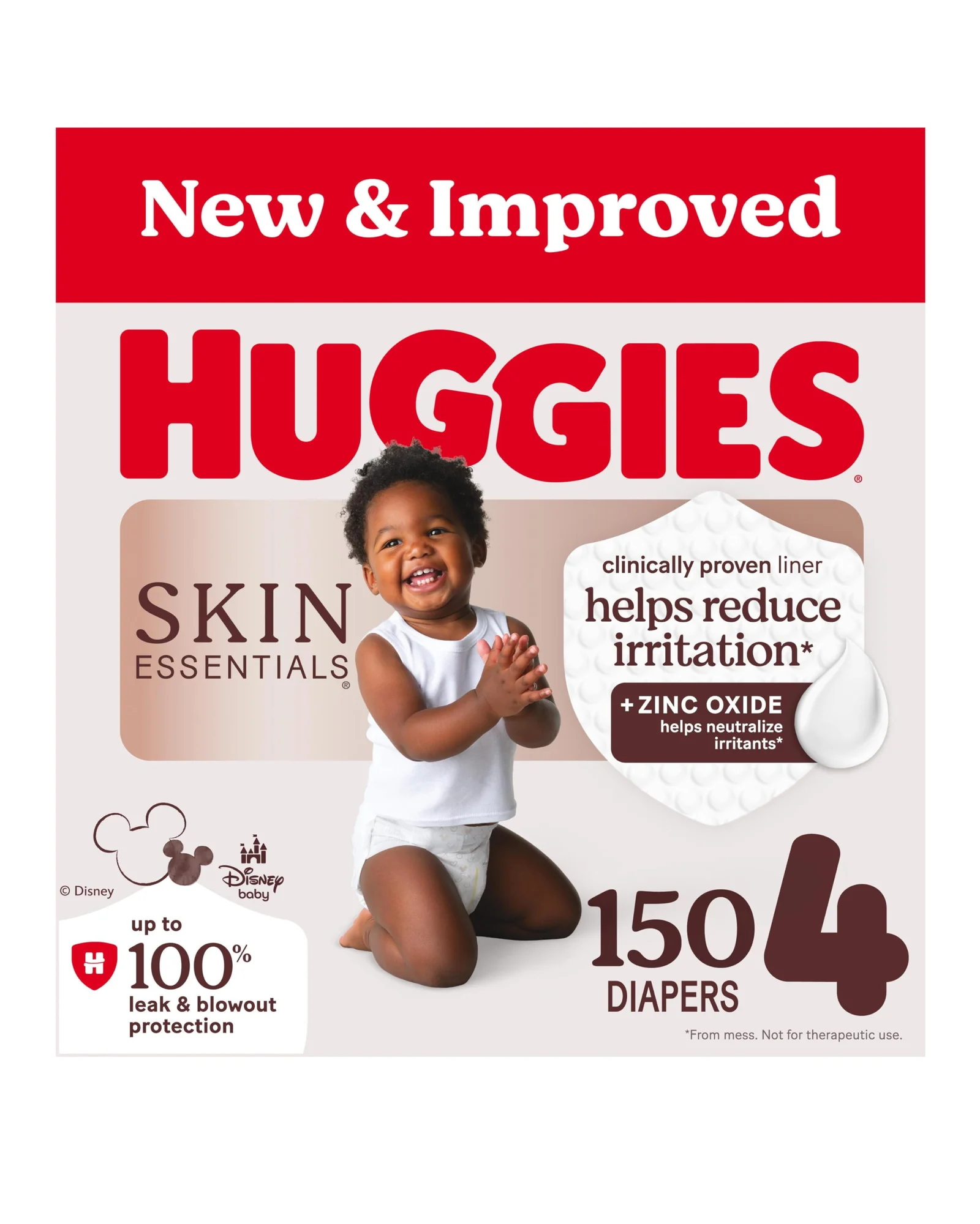 Huggies Подгузники размер 4 150 шт — белый