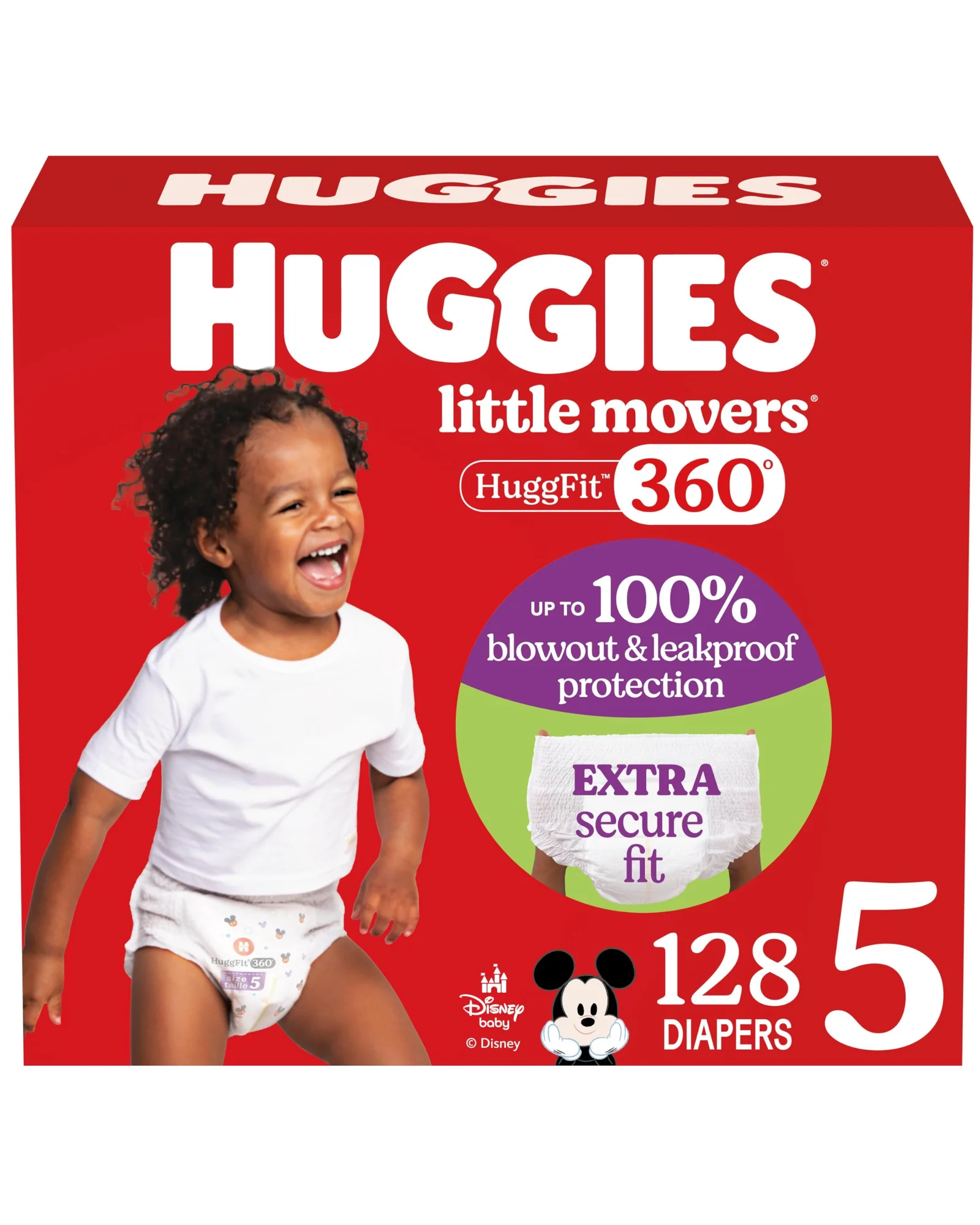 Huggies Size 5 подгузники Little Movers (128 шт) — 1