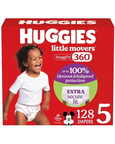 Huggies Size 5 подгузники Little Movers (128 шт)