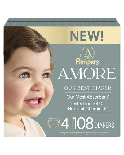 Pampers Amore Подгузники размер 4 (108 шт)
