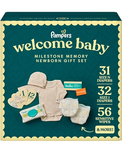 Pampers подарочный набор Milestone Memory для новорожденных