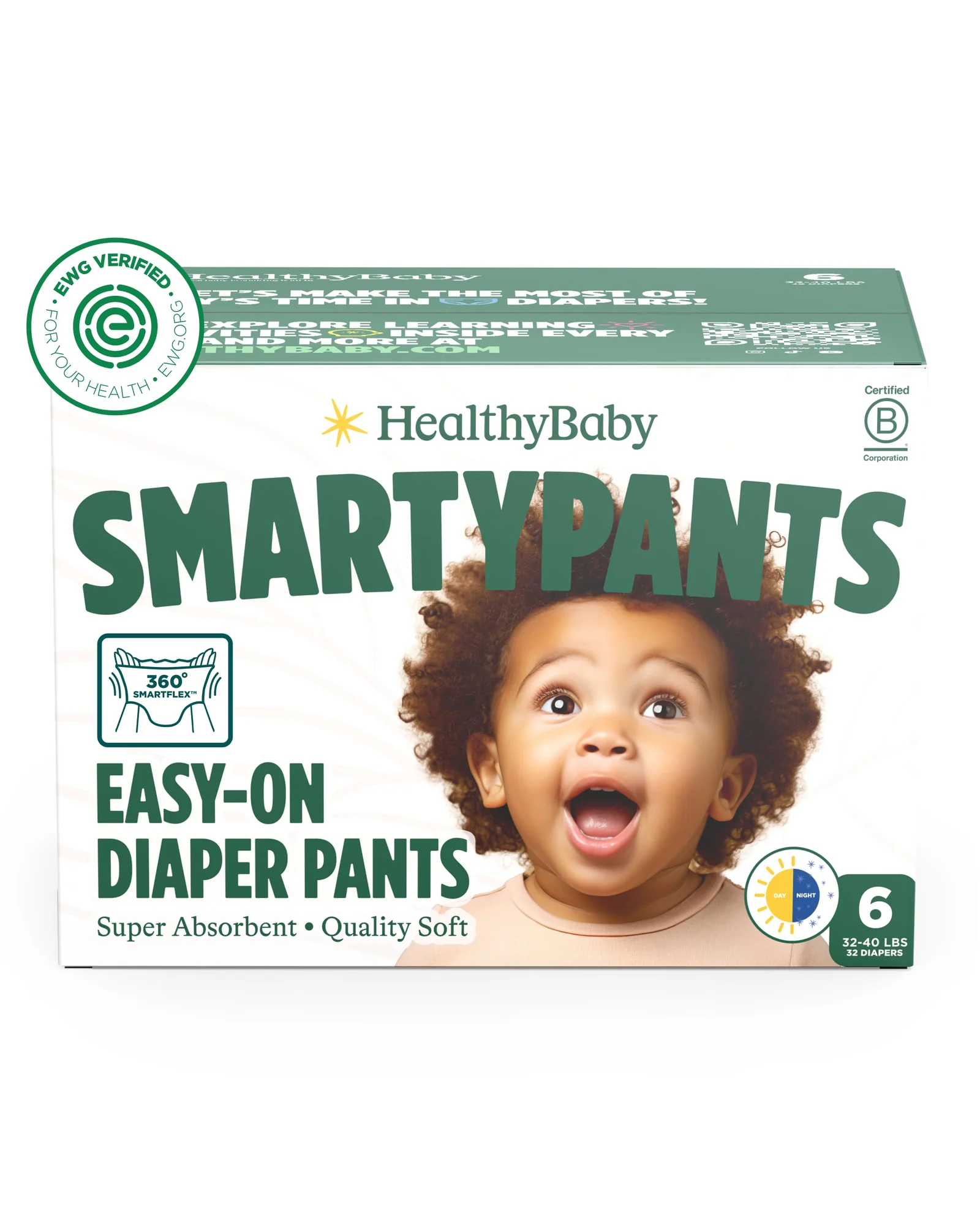 HealthyBaby подгузники-трусики размер 6 (32 шт) — белый