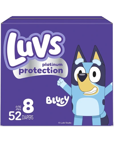Luvs Platinum Protection детские подгузники Size 8, 52 штуки