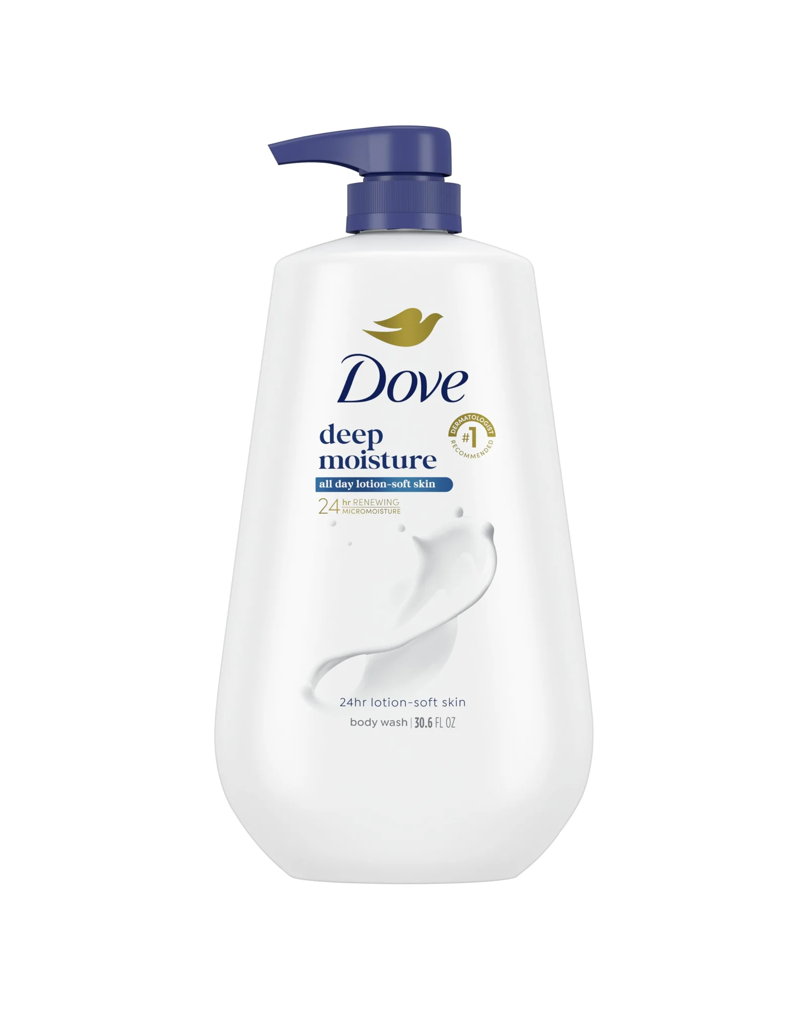 Dove Deep Moisture гель для душа 900мл — белый