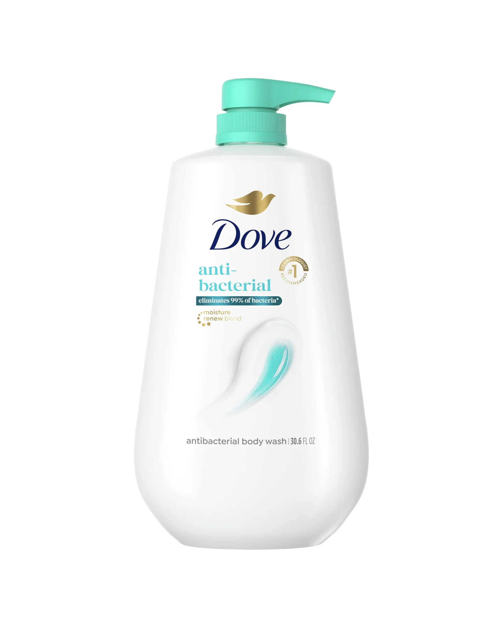 Dove Body Wash антибактериальный гель для всех типов кожи 900 мл — белый