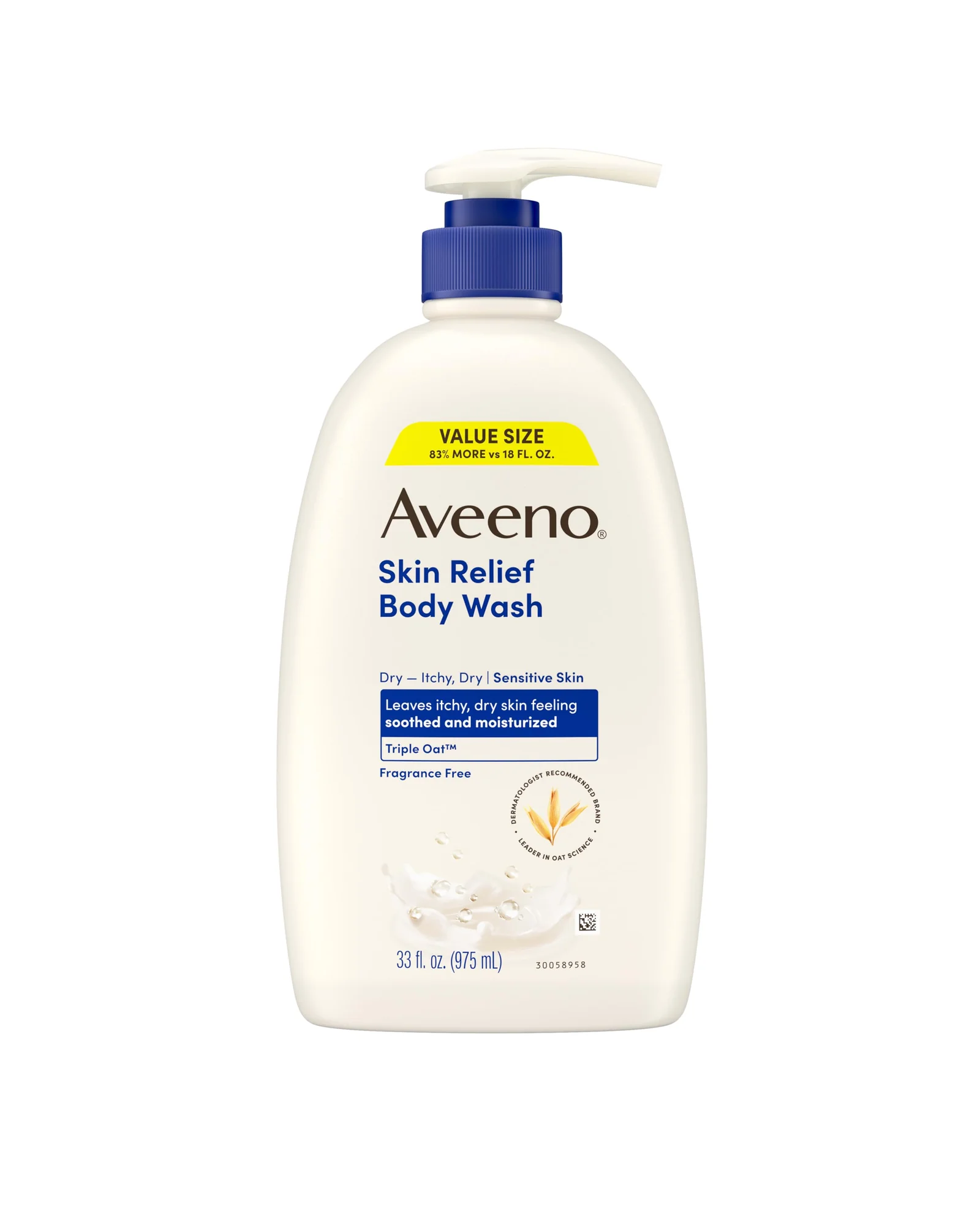 Aveeno Skin Relief гель для душа 33 мл — белый