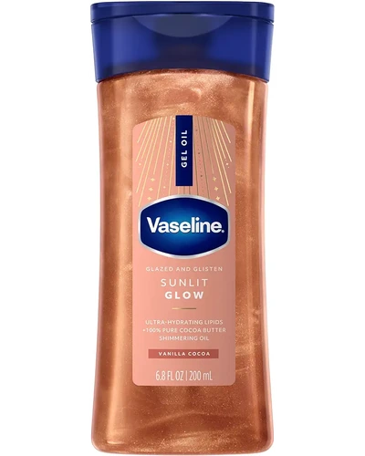 Vaseline Glazed Glisten гель-масло с какао и ванилью