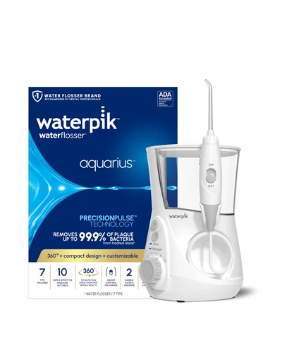 Waterpik Aquarius WP-660 — ирригатор для полости рта, 10 режимов, 7 насадок