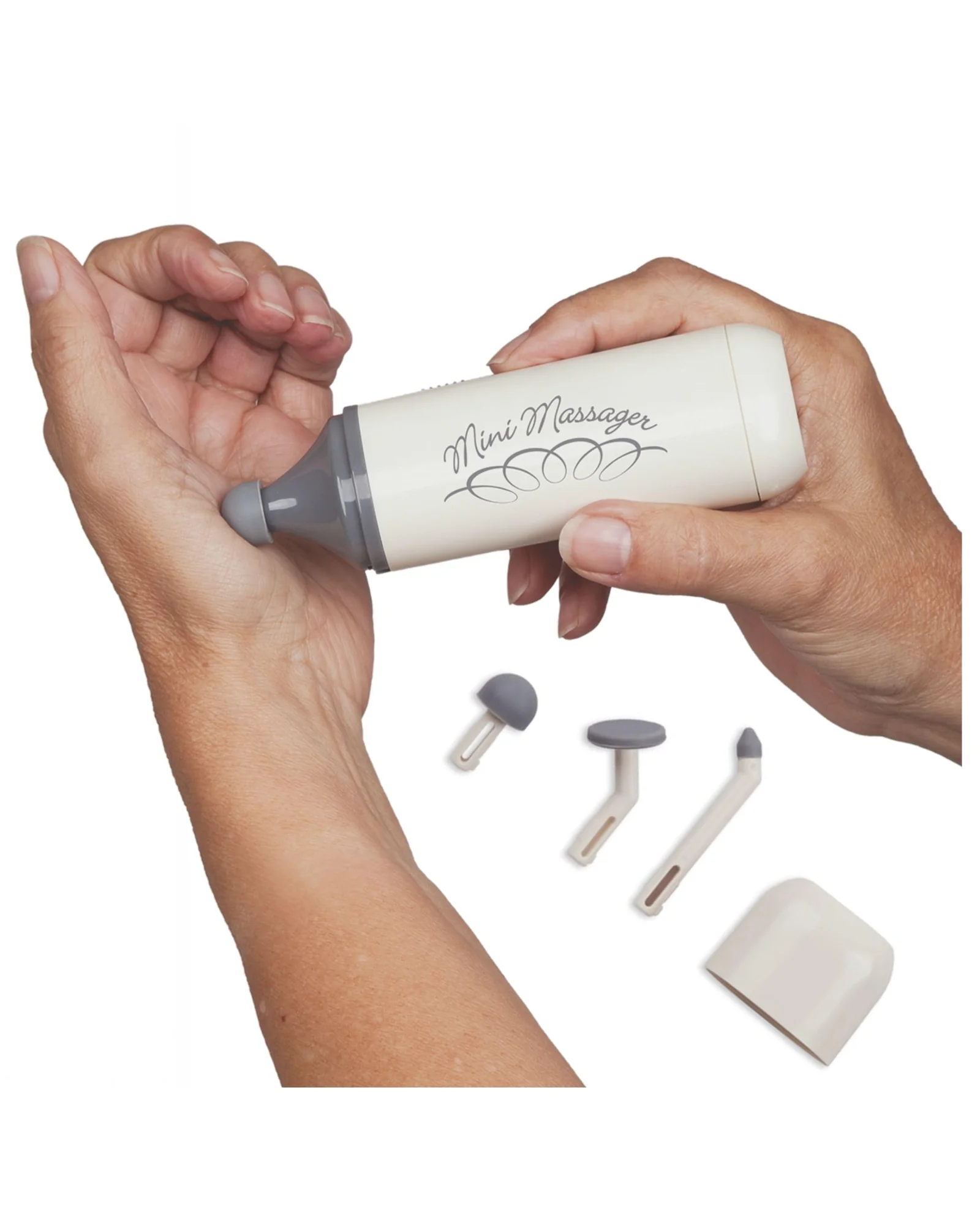 Norco Mini Massager компактный ручной массажёр с 3 насадками — 1