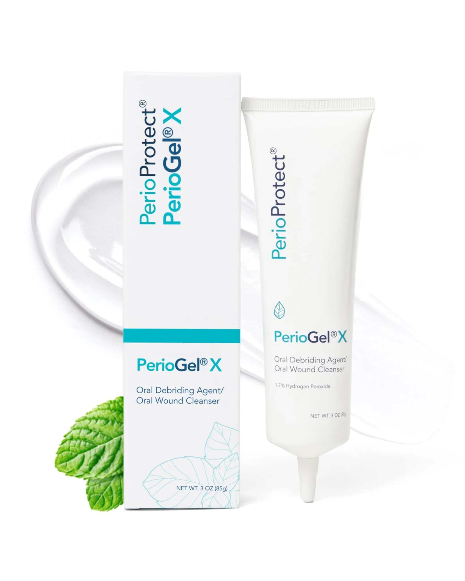 Отбеливающий гель PerioGelX с пероксидом, мята, 85 г — 1