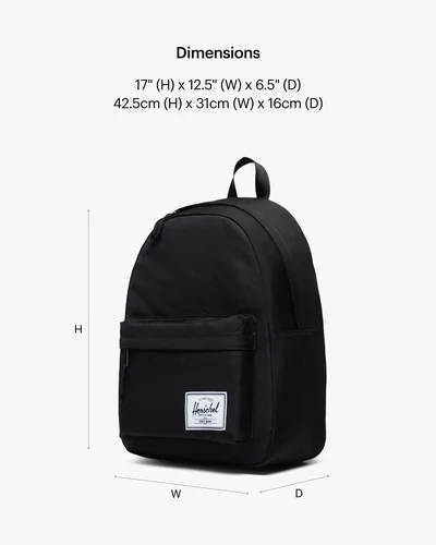 Рюкзак Herschel Classic 26L Чёрный Tonal