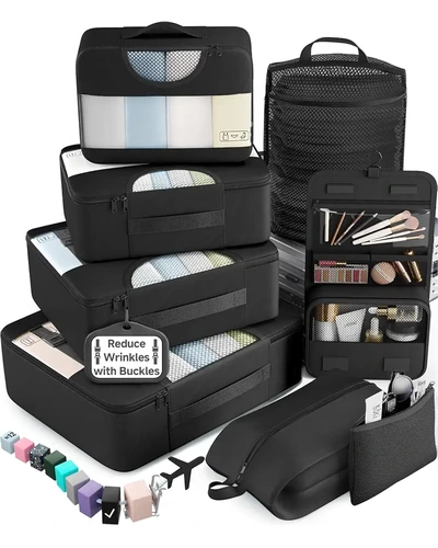 Veken 8 Set Packing Cubes for Travel Essentials