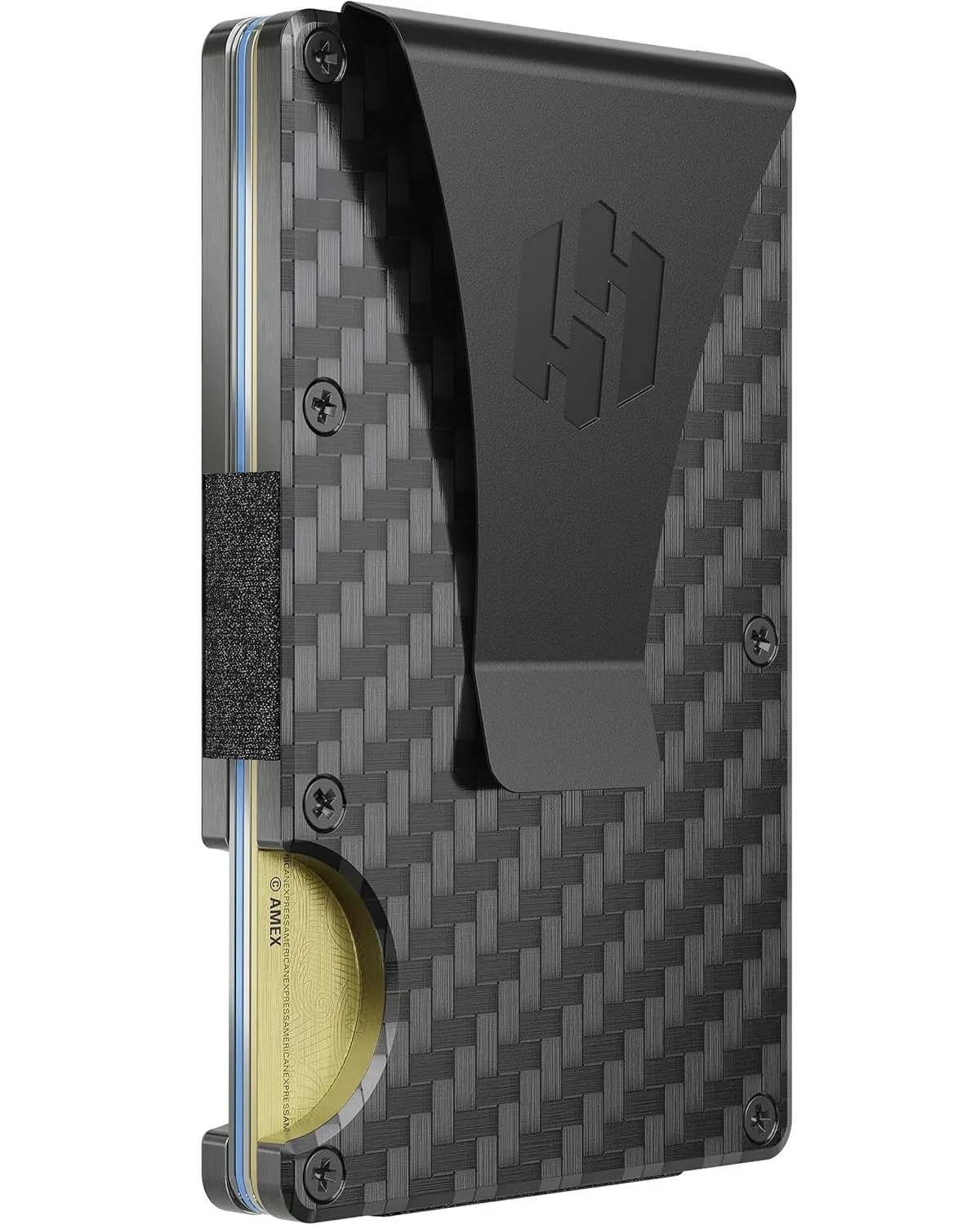 Hayvenhurst Wallet for Men Slim RFID Blocking Metal Wallet with Money Clip — 1