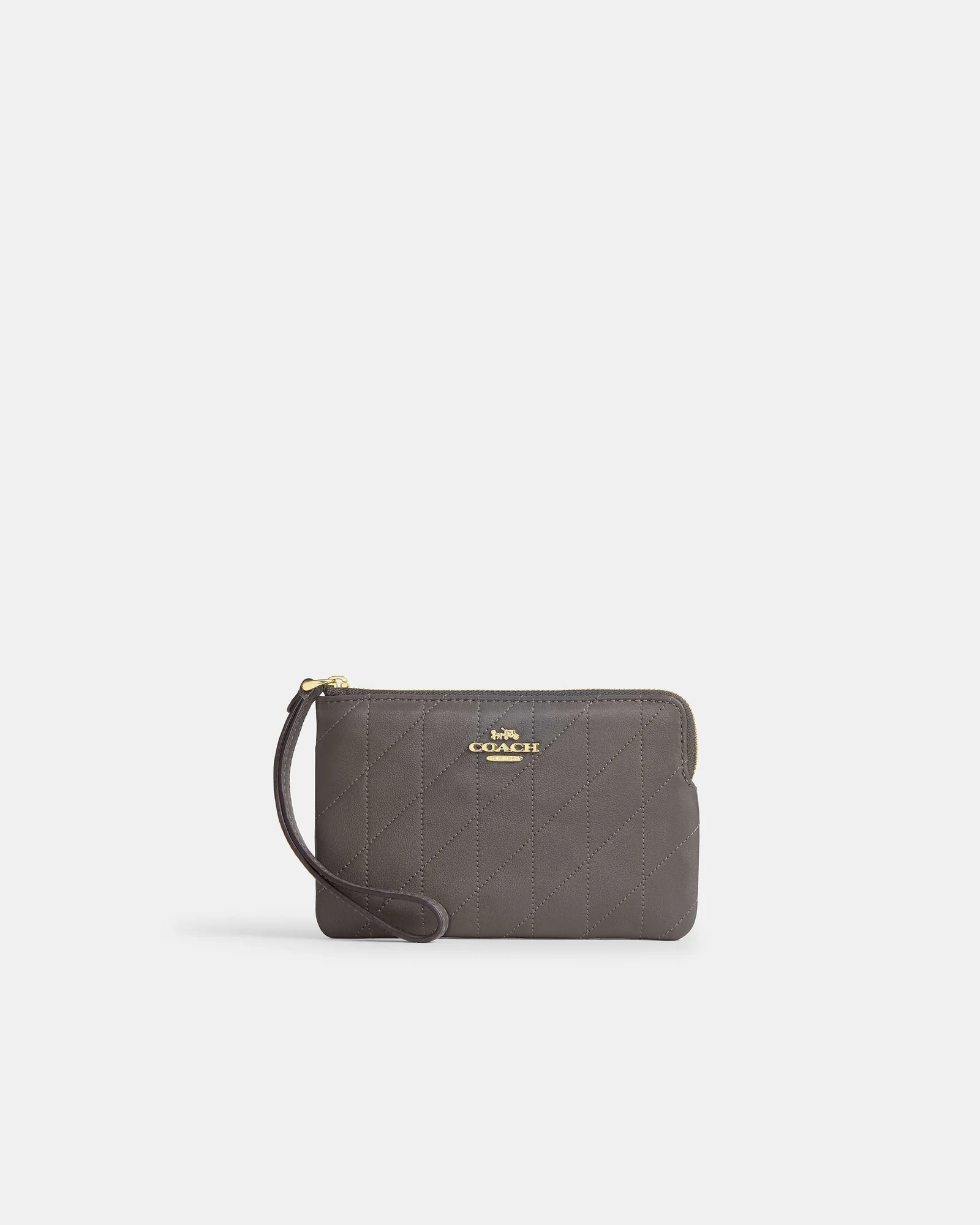 Клатч-кошелёк Coach Corner Zip Wristlet Signature Canvas — 11