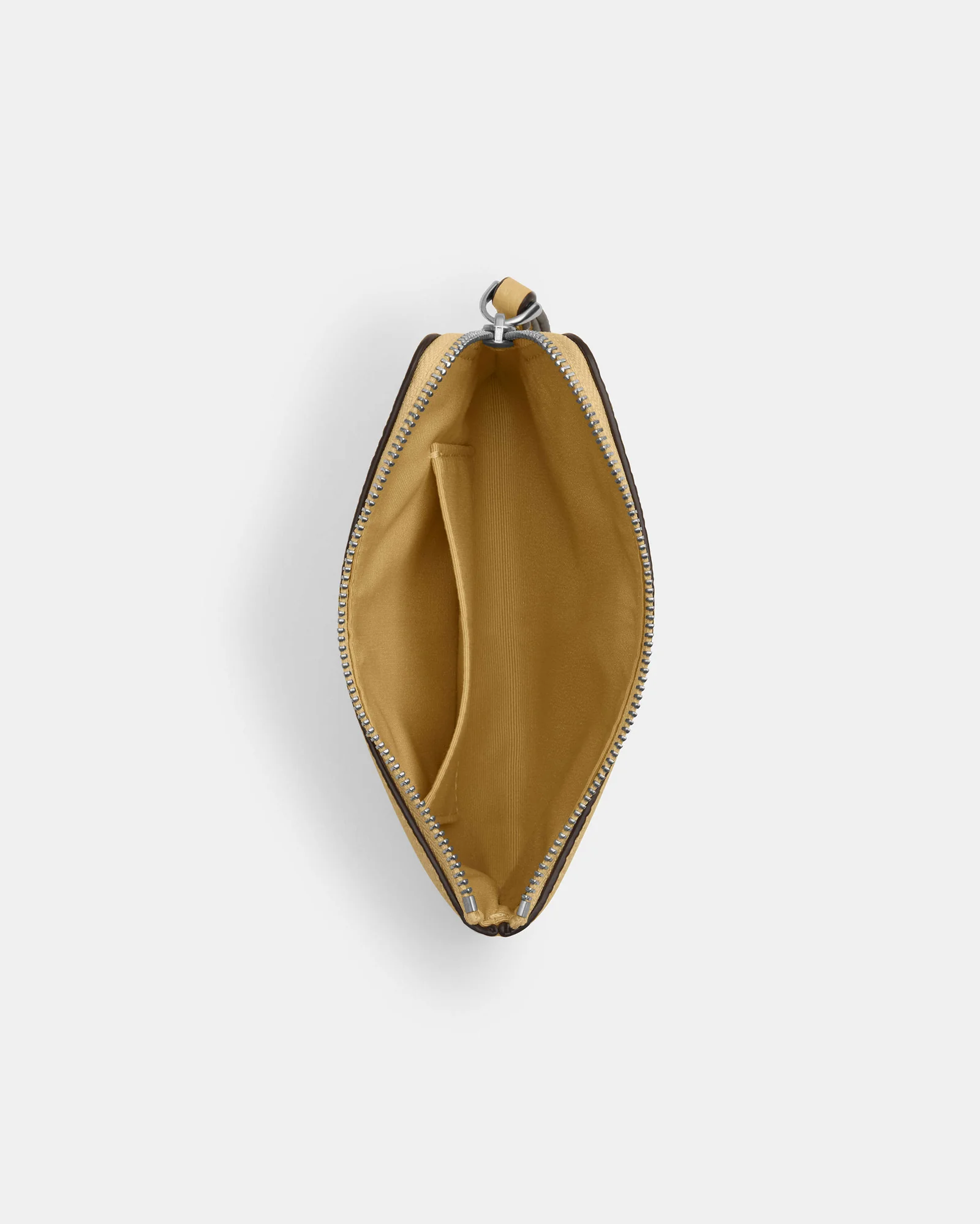 Клатч-кошелёк Coach Corner Zip Wristlet Signature Canvas — 1