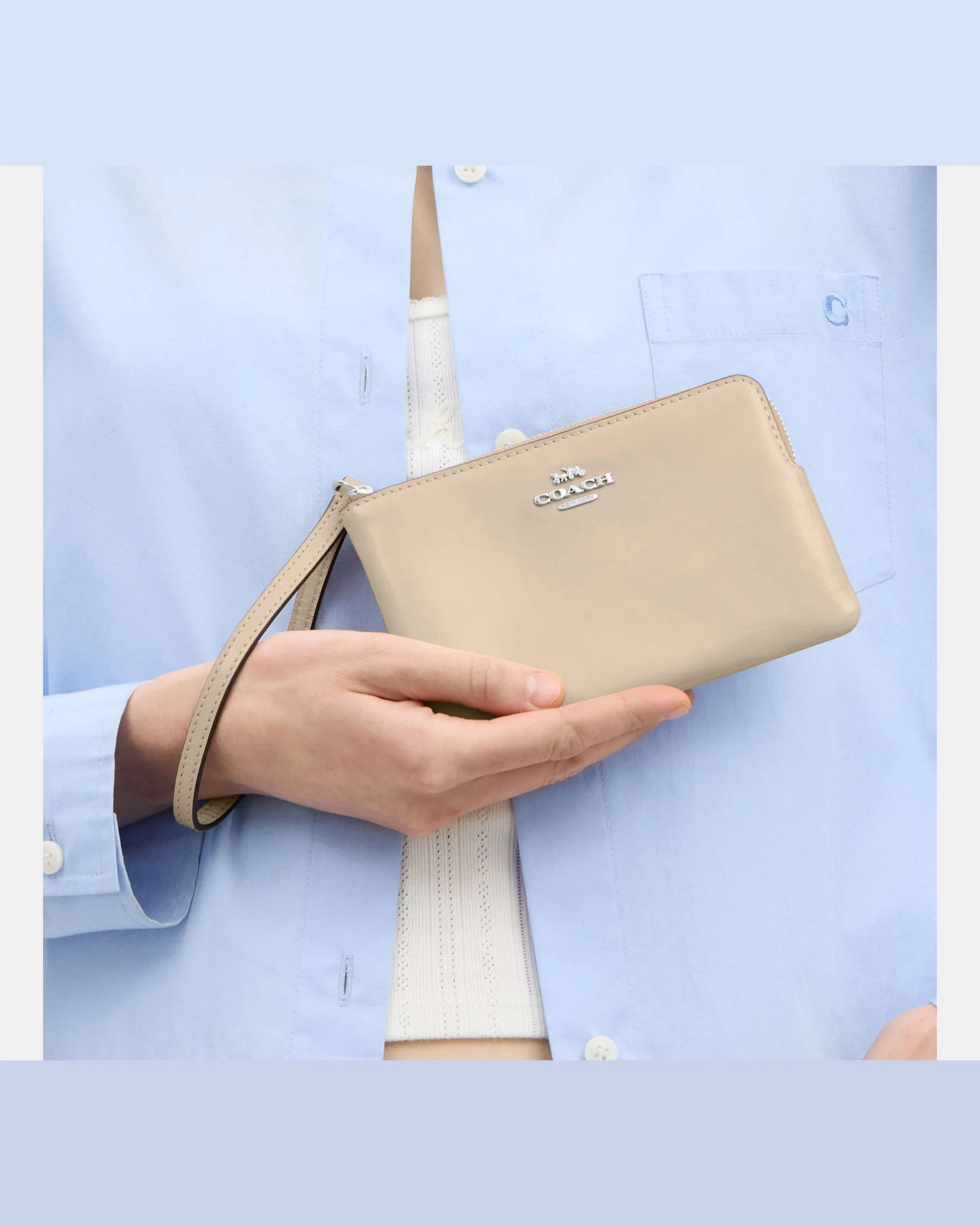 Клатч на запястье Coach Corner Zip — 2