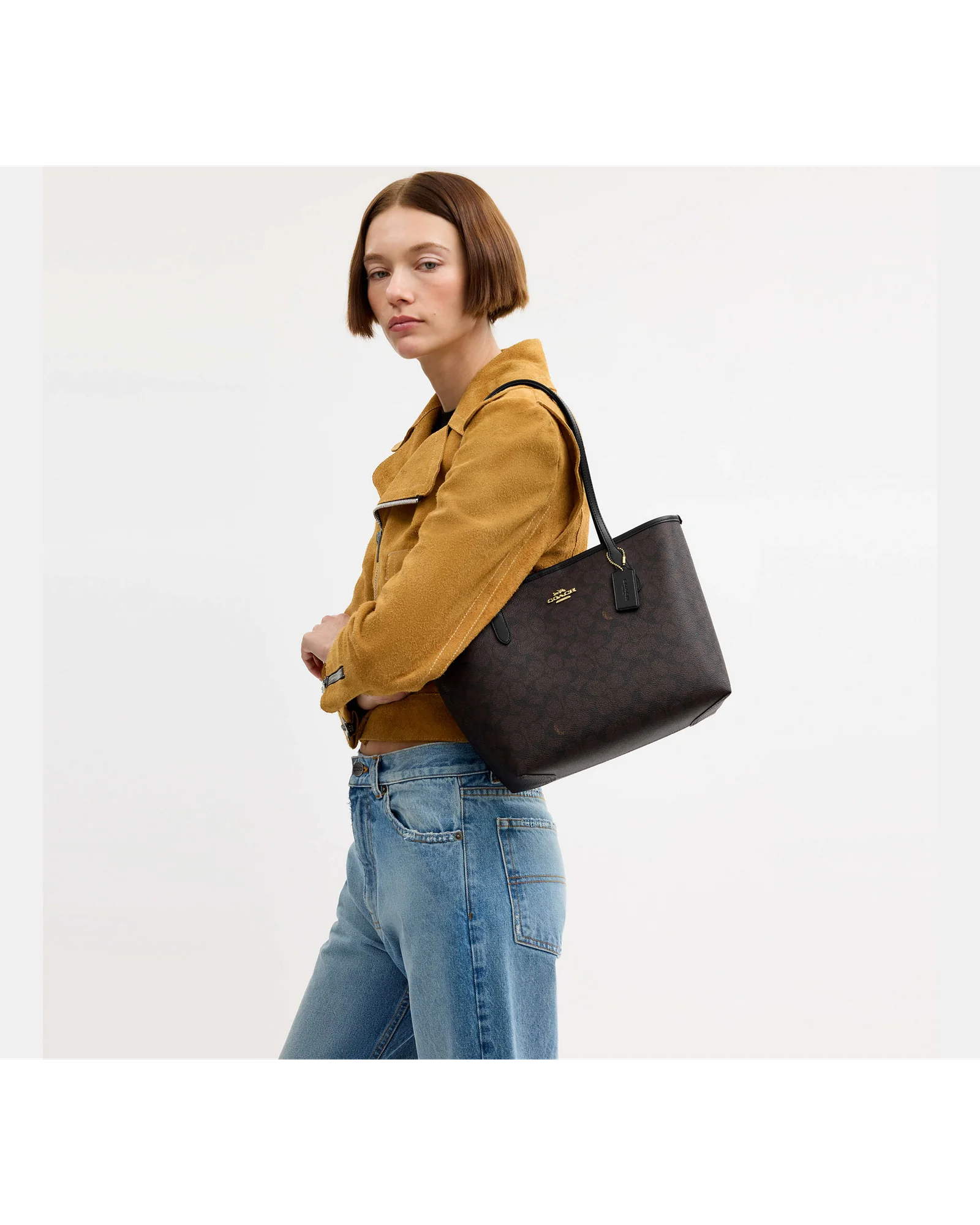 Женская сумка-тоут Coach City среднего размера — 15