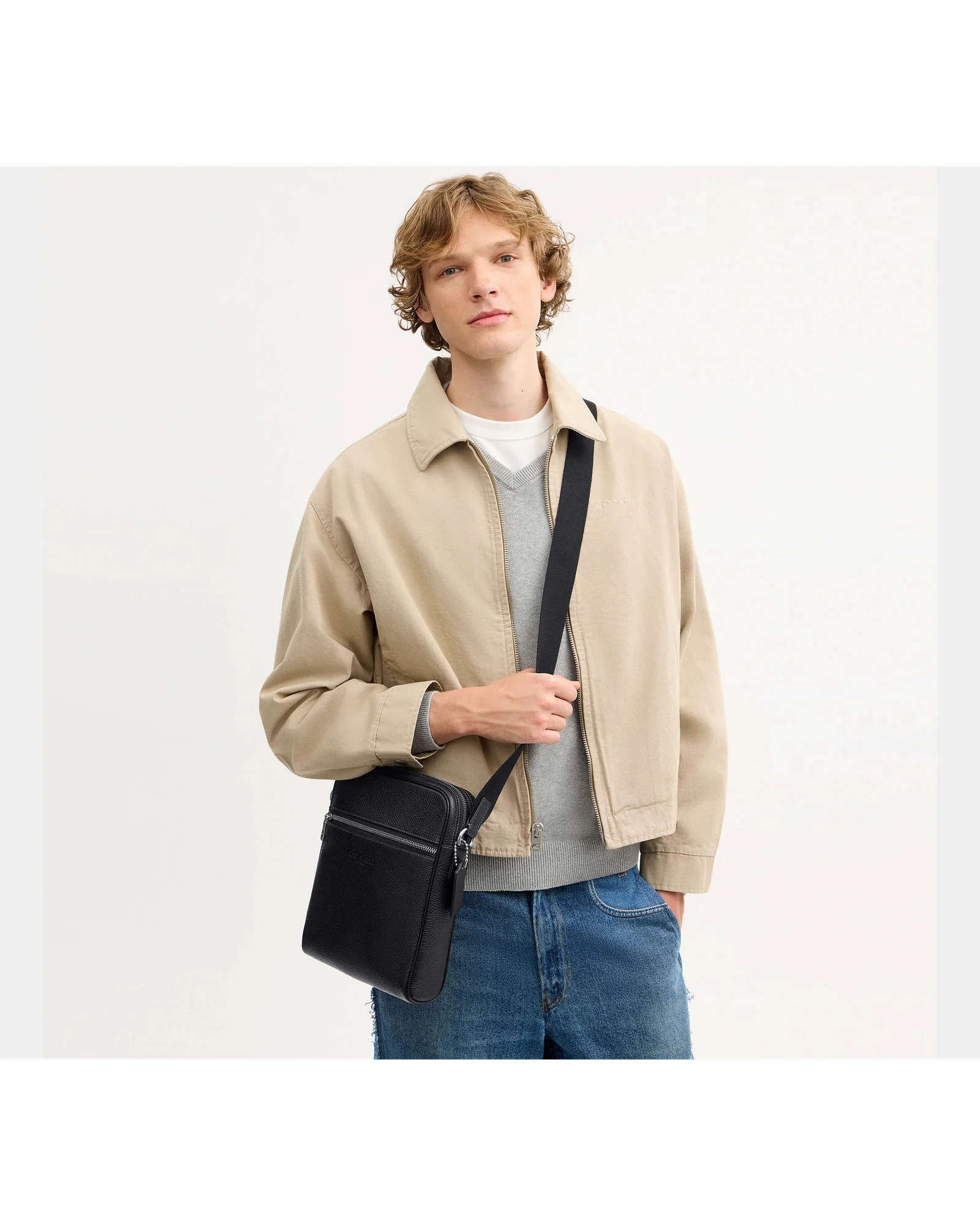 Кожаная сумка через плечо Coach Tristan — 7