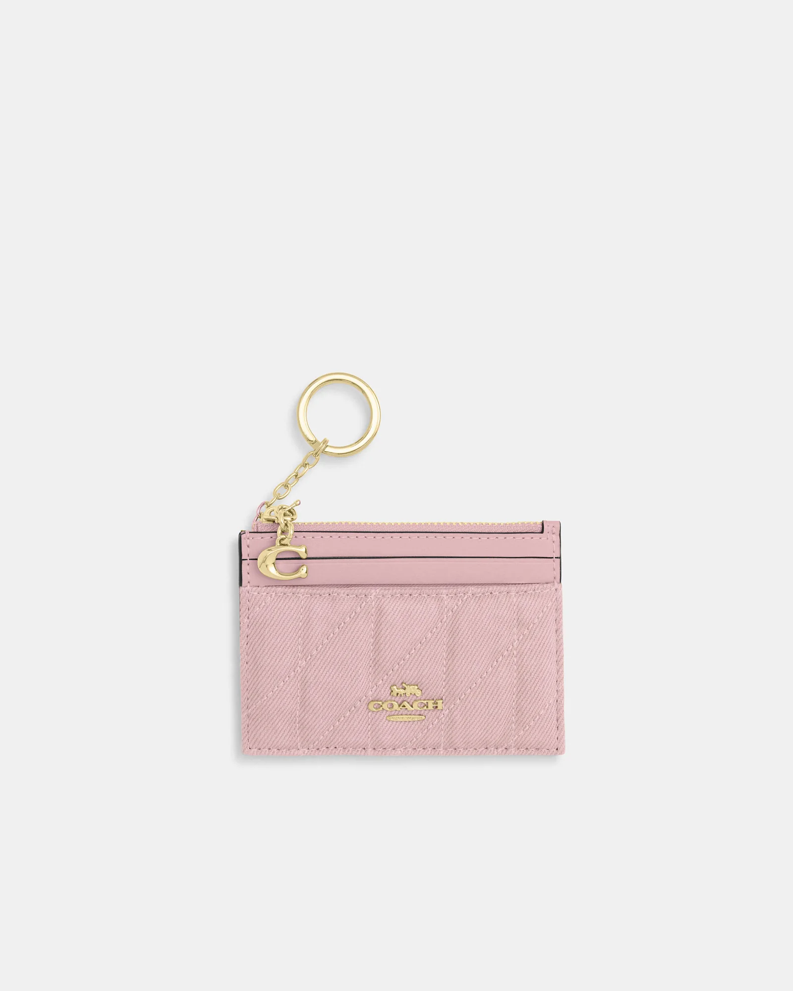 Мини-картхолдер Coach Essential с кольцом для ключей — 1