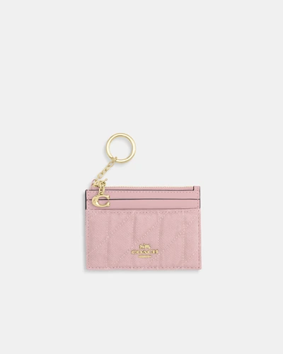Мини-картхолдер Coach с кольцом для ключей
