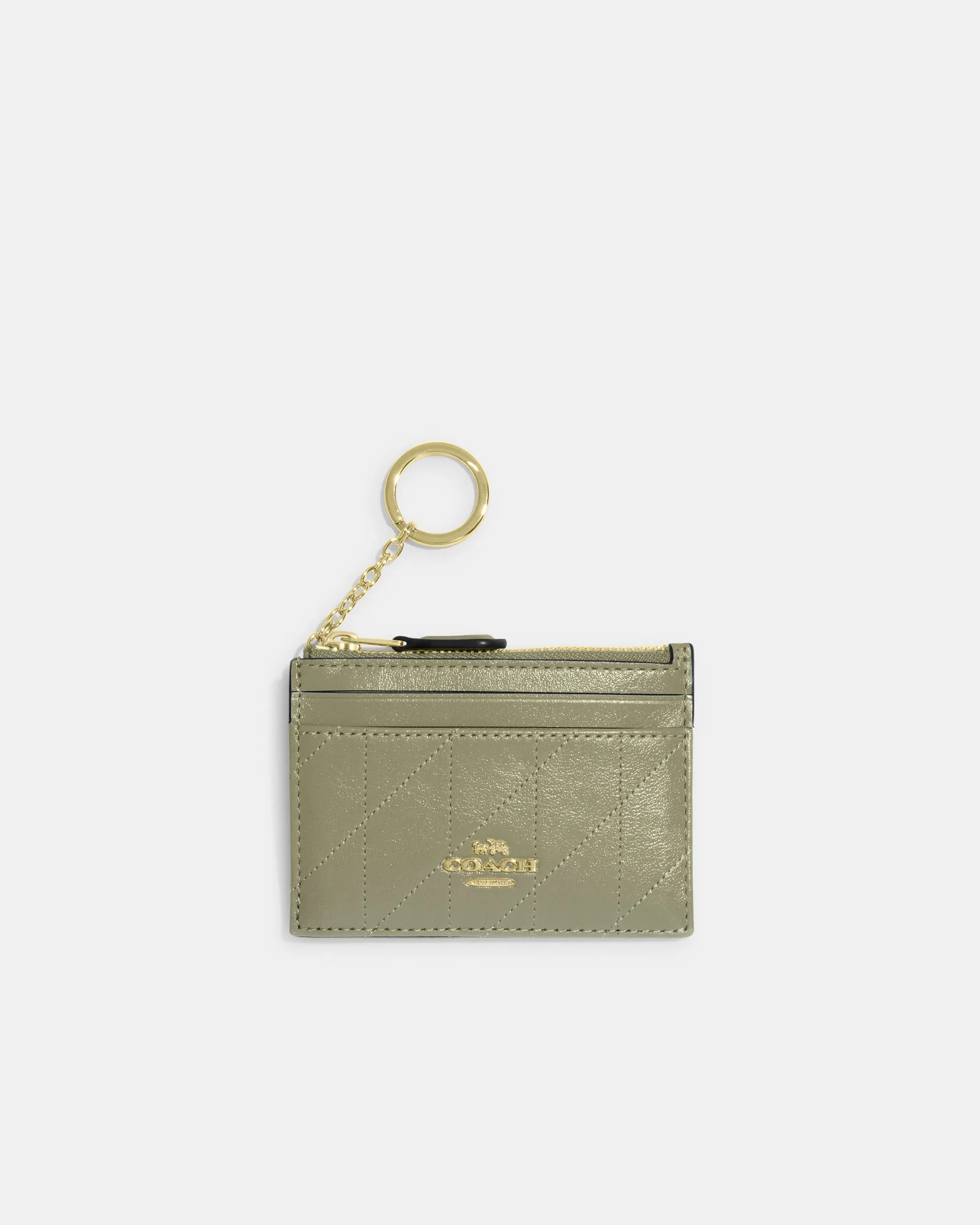 Мини-кардхолдер Coach Essential с кольцом для ключей — 1