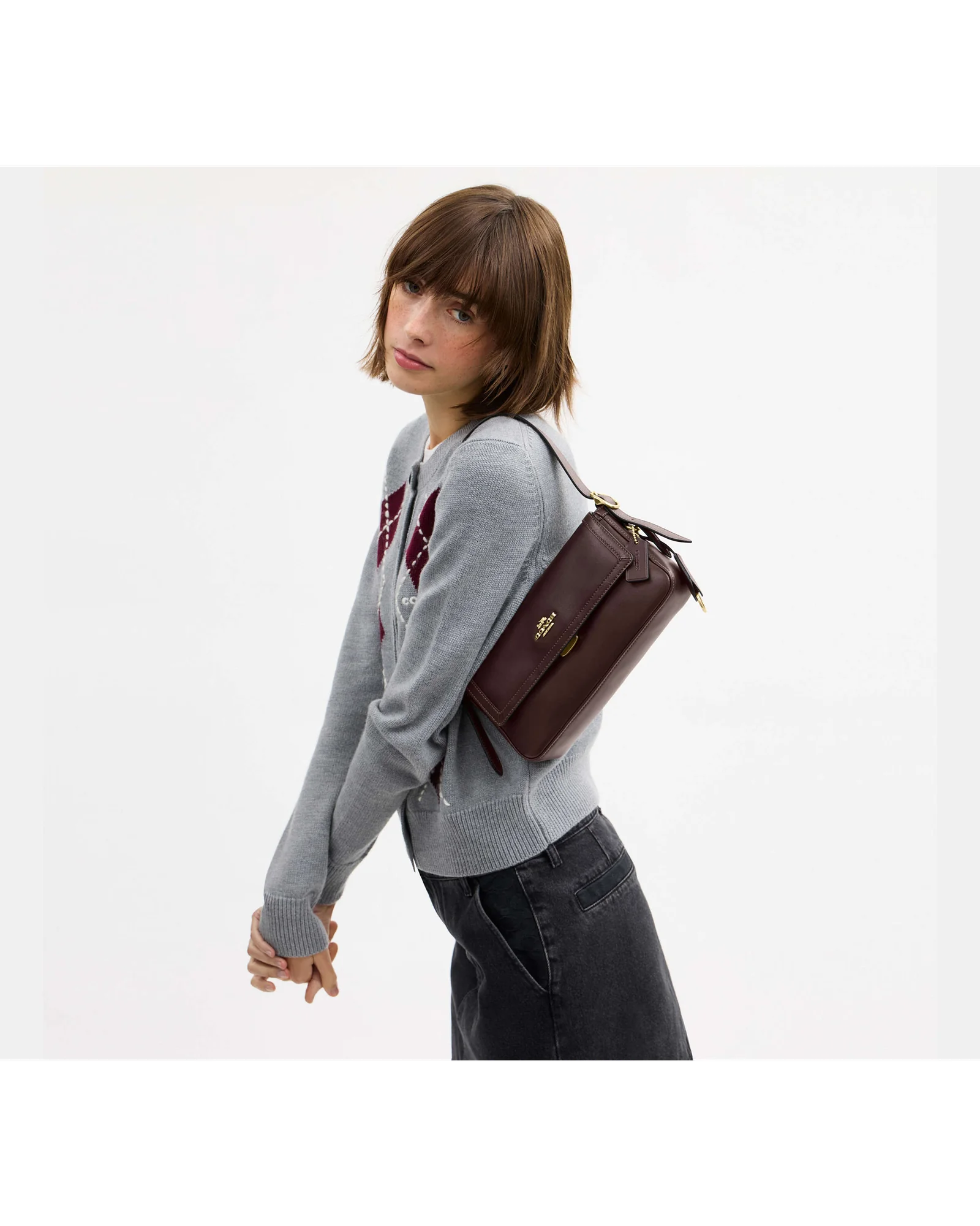Сумка Coach Etta на плечо с клапаном — 15