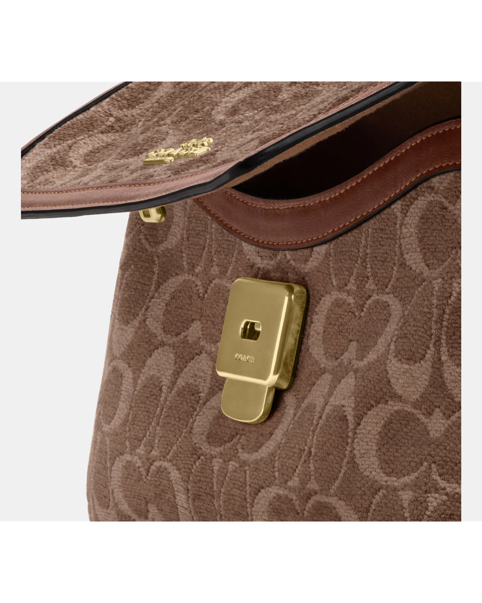 Сумка Coach Etta на плечо с клапаном — 5